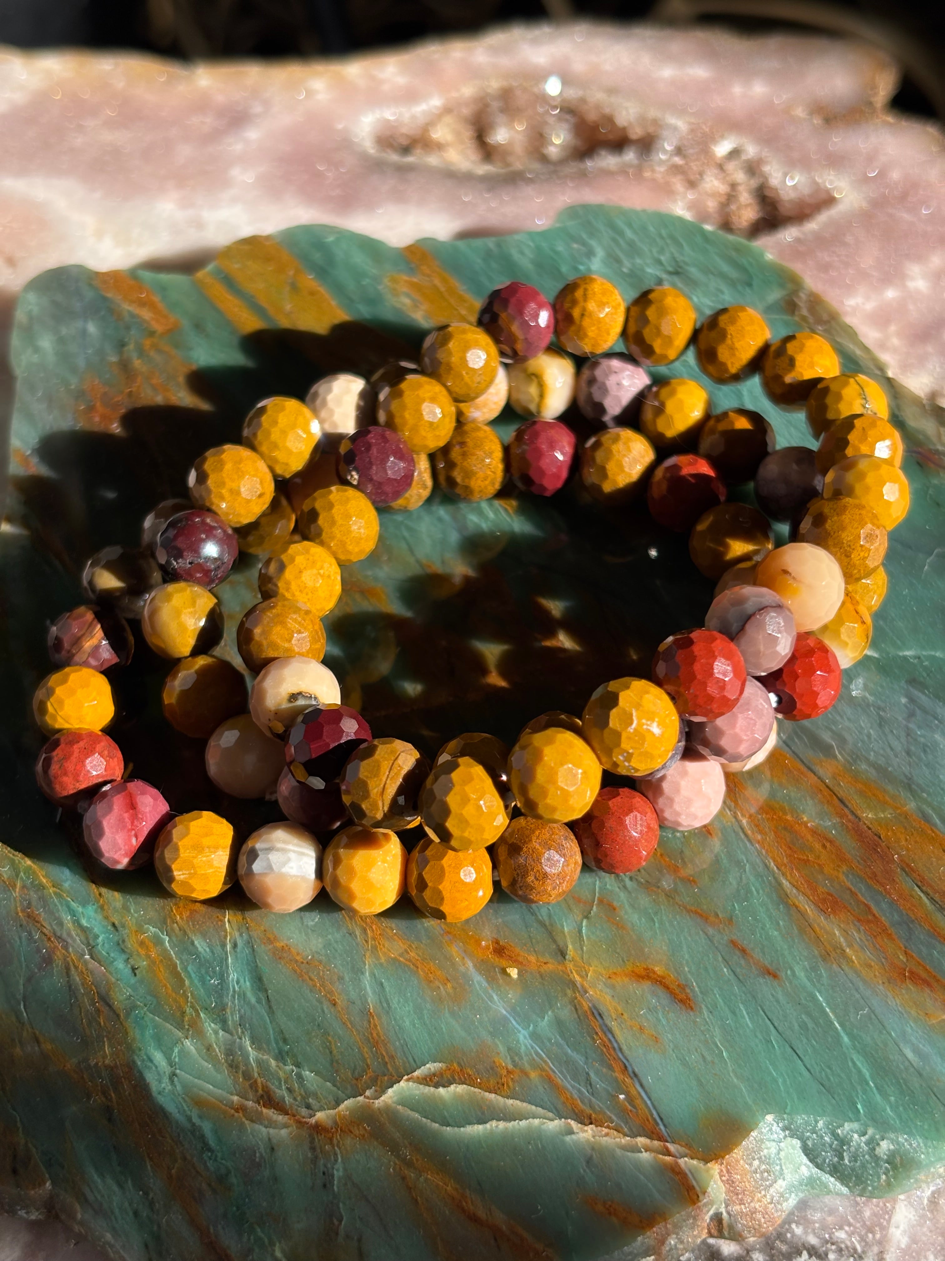 Mookite Faceted Bracelet