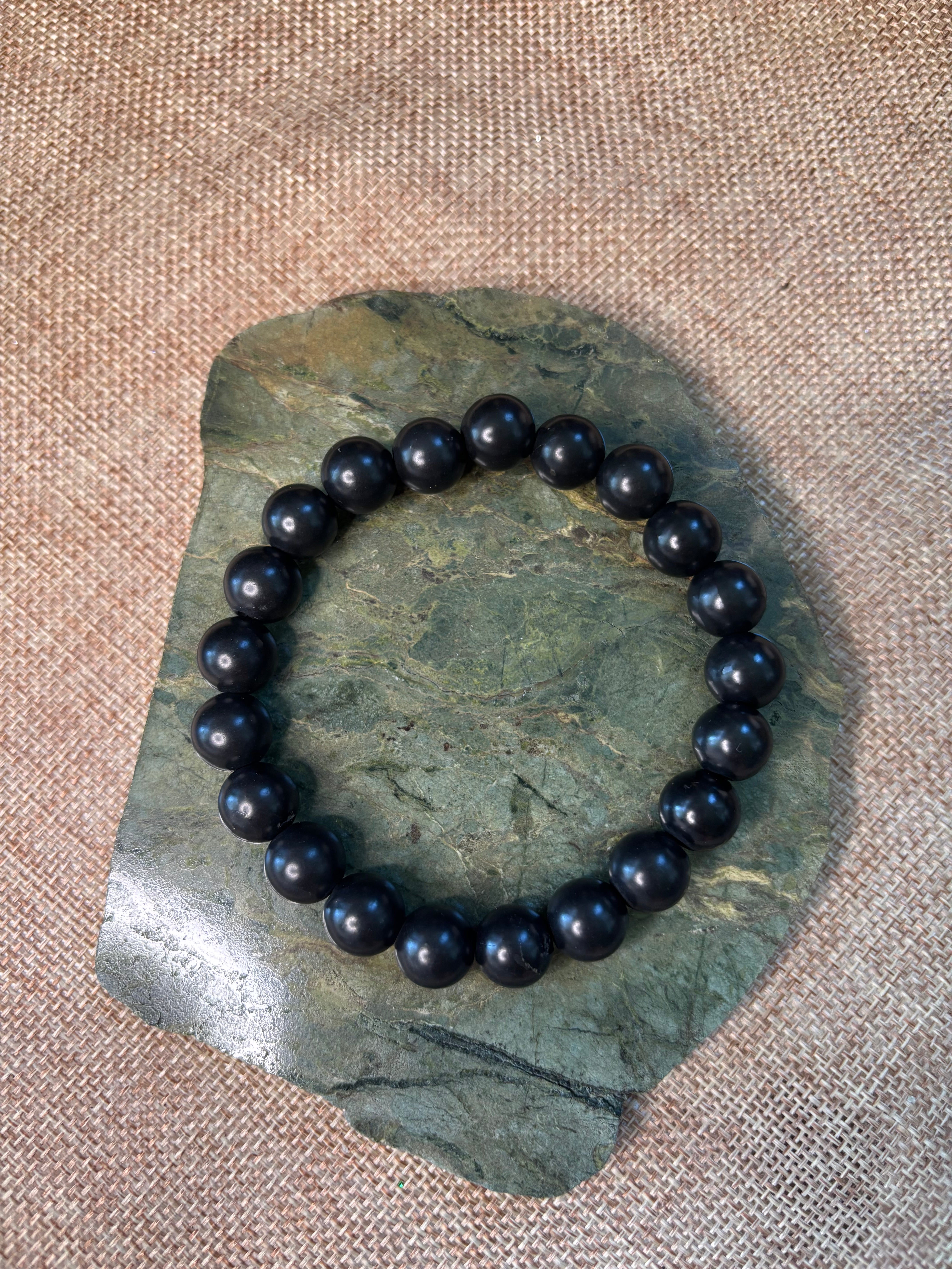 Shungite Beaded Bracelet