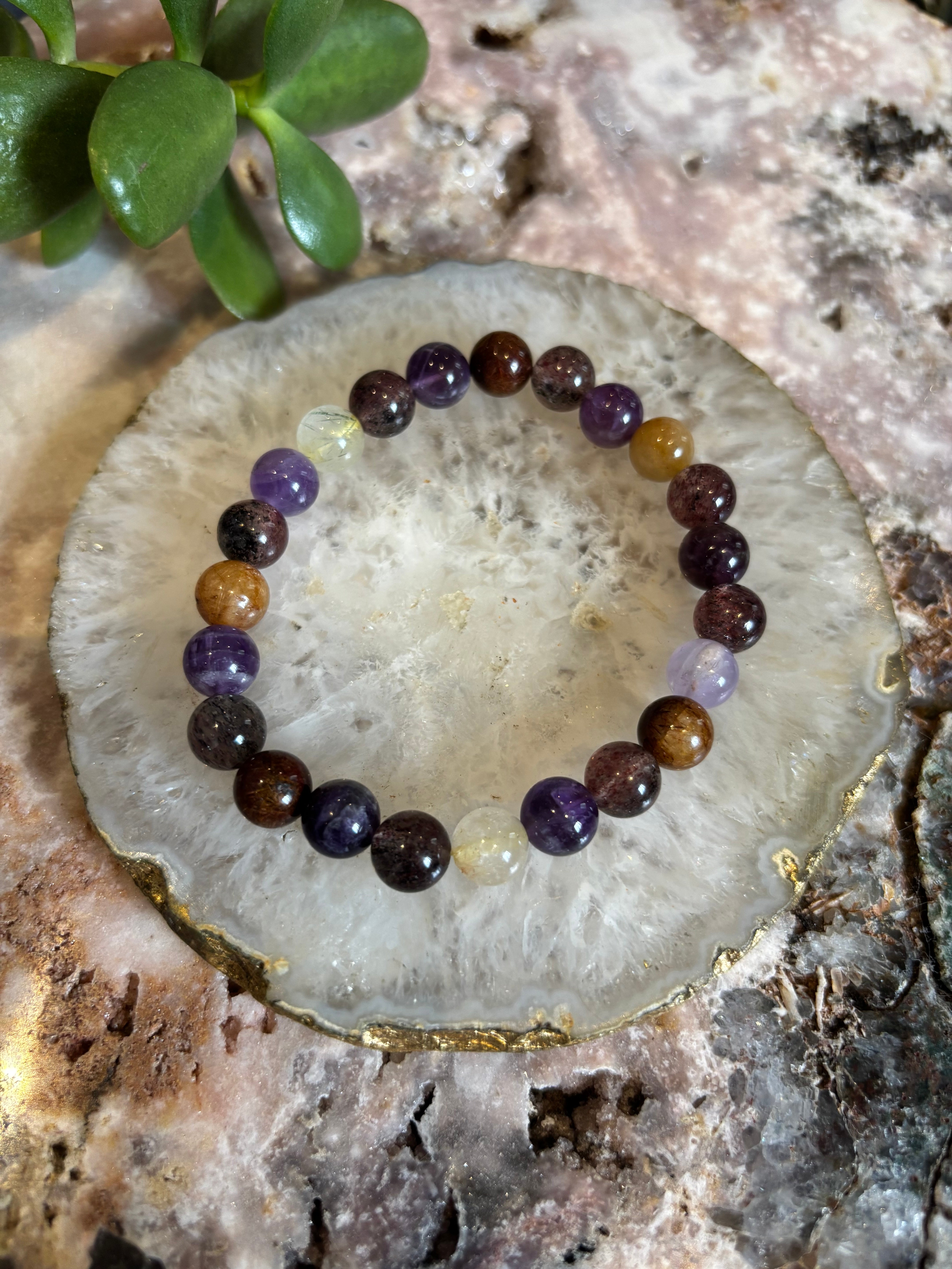 Rainbow Quartz Mix Bracelet