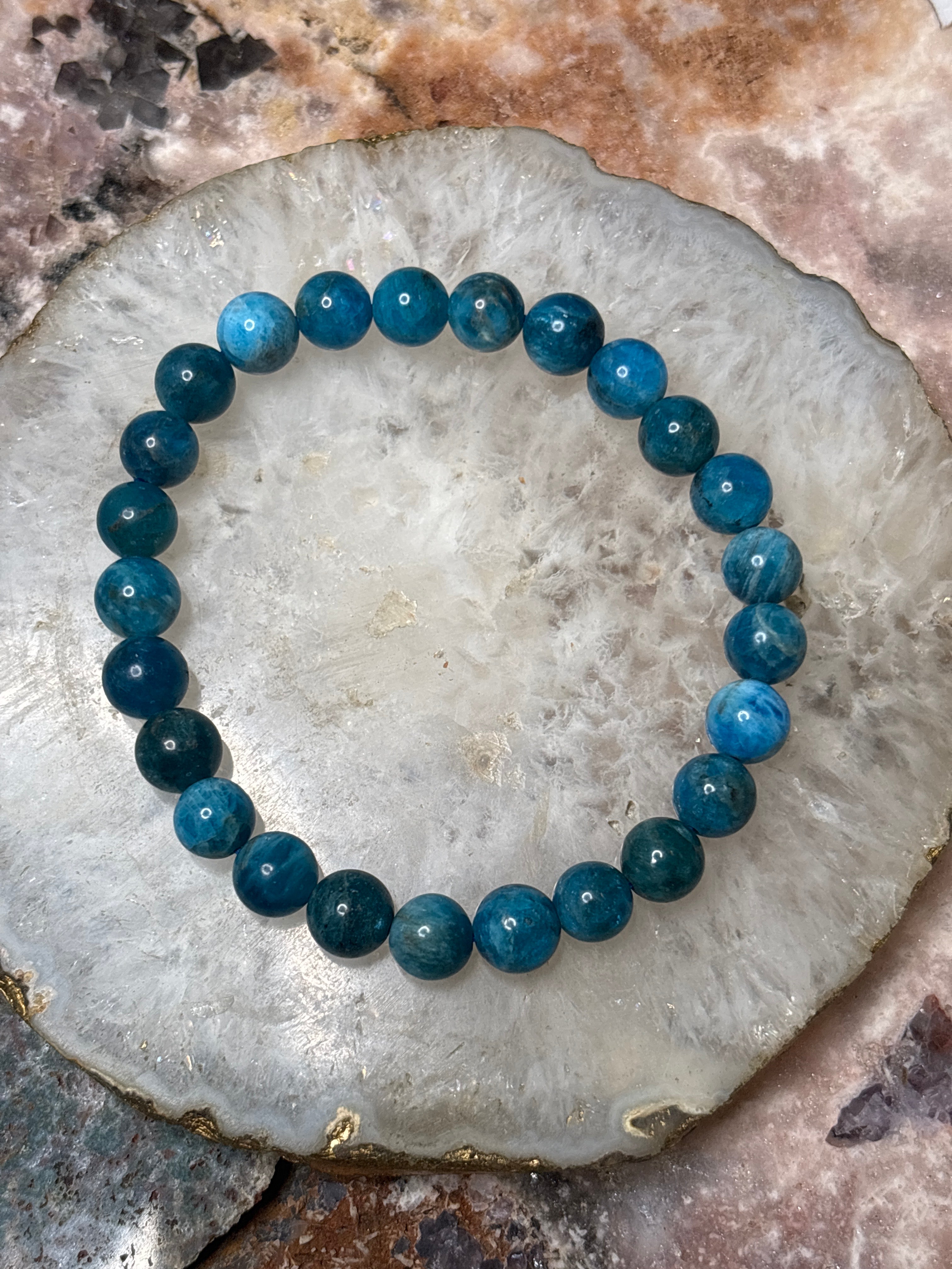 Blue Apatite Bracelet