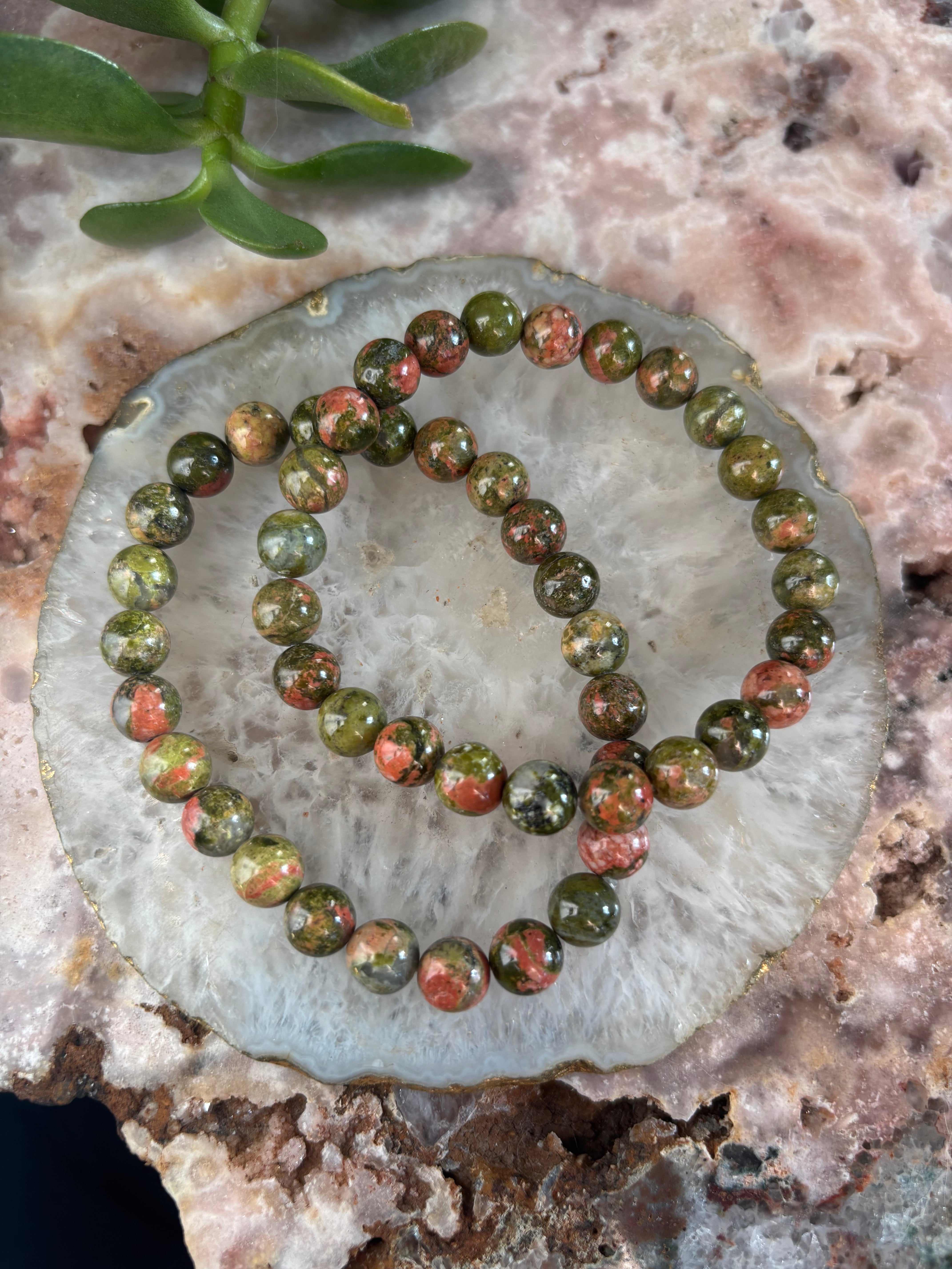 Unakite Bracelet