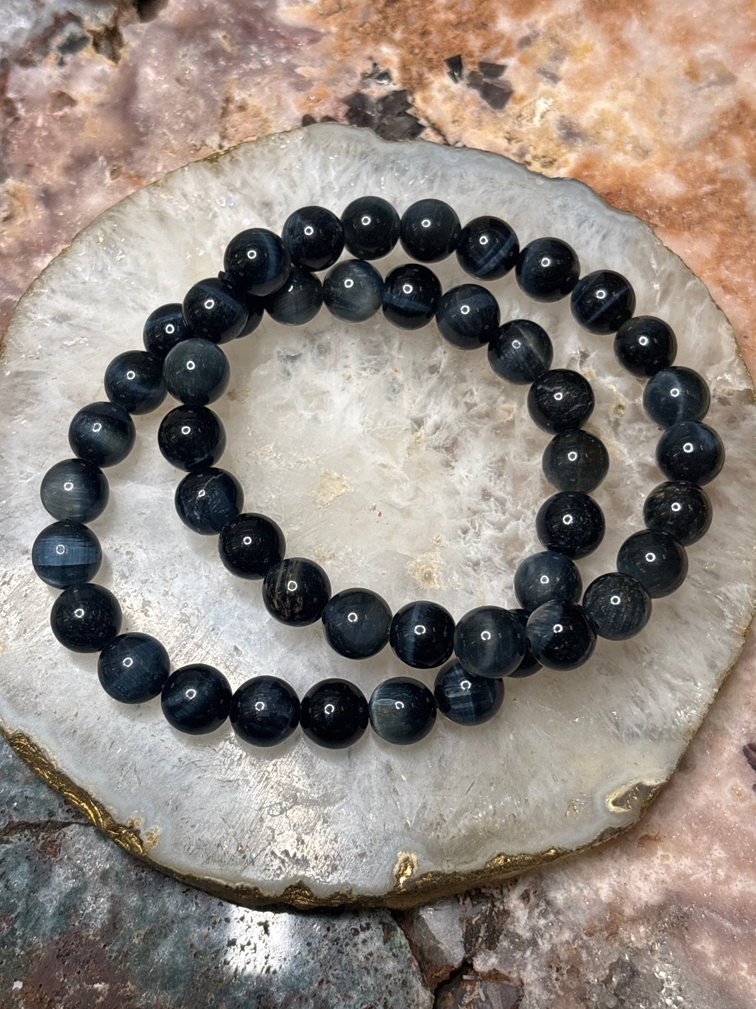 Blue Tiger Eye Bracelet