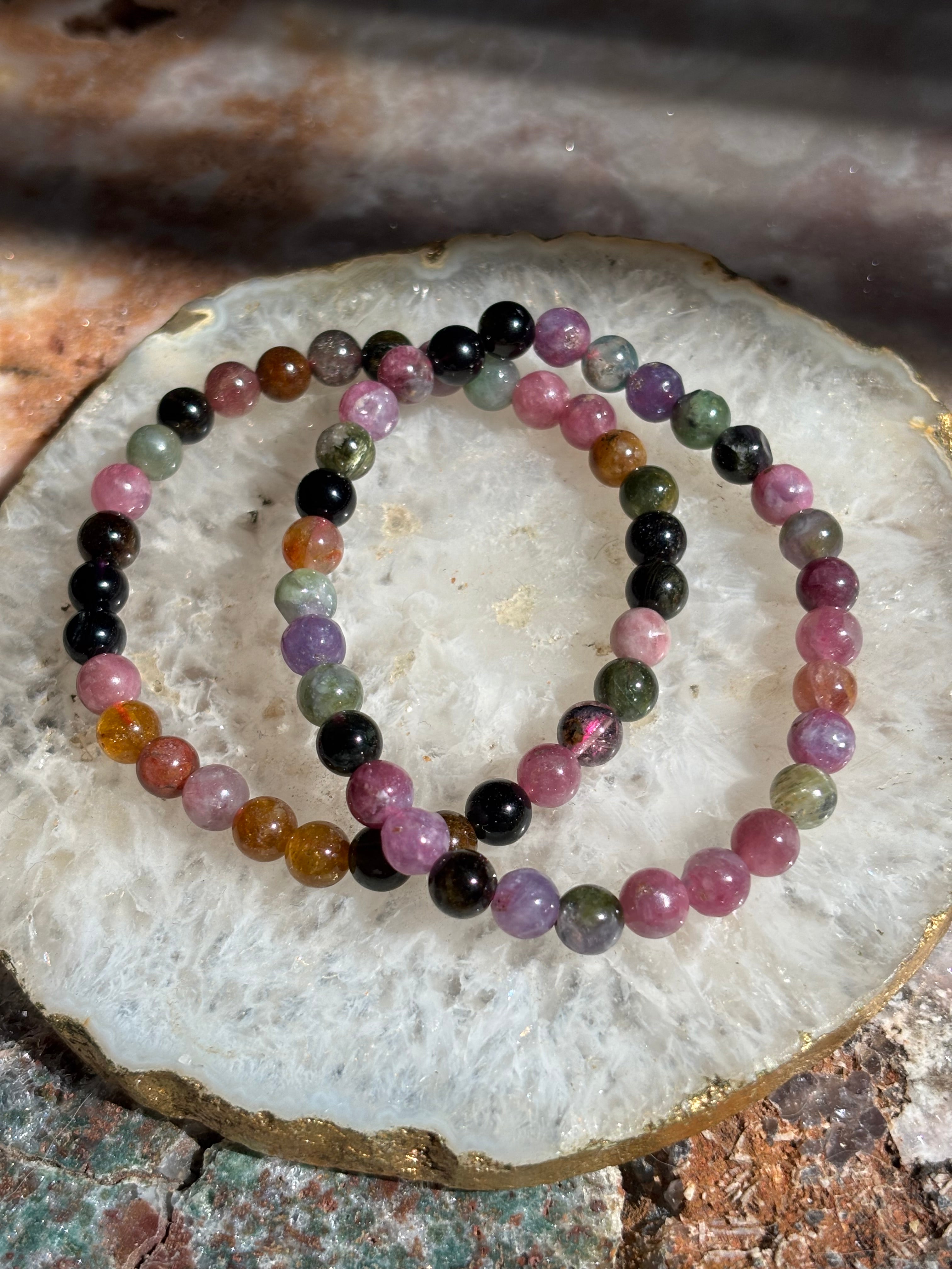 Rainbow Tourmaline Bracelet