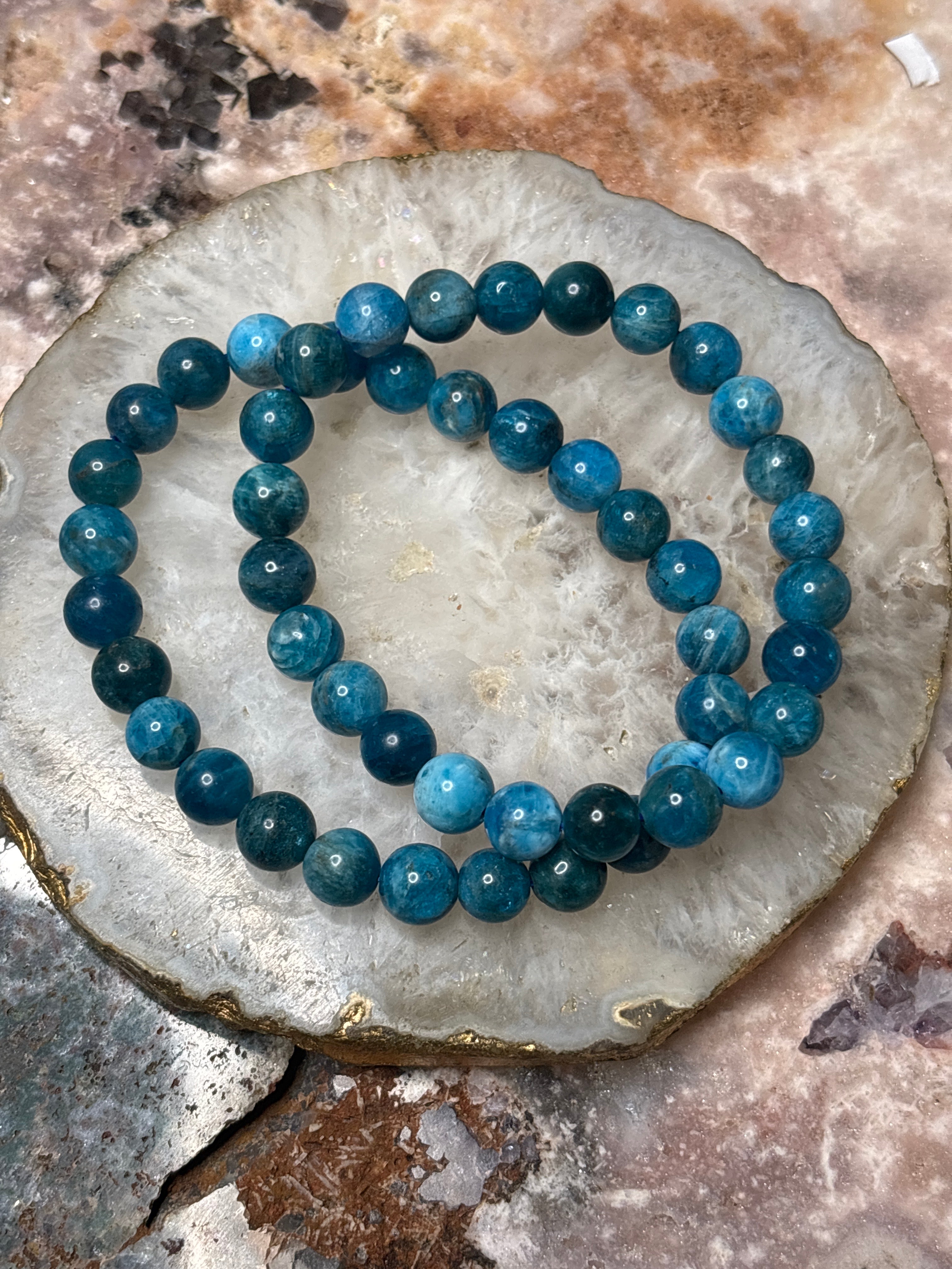 Blue Apatite Bracelet