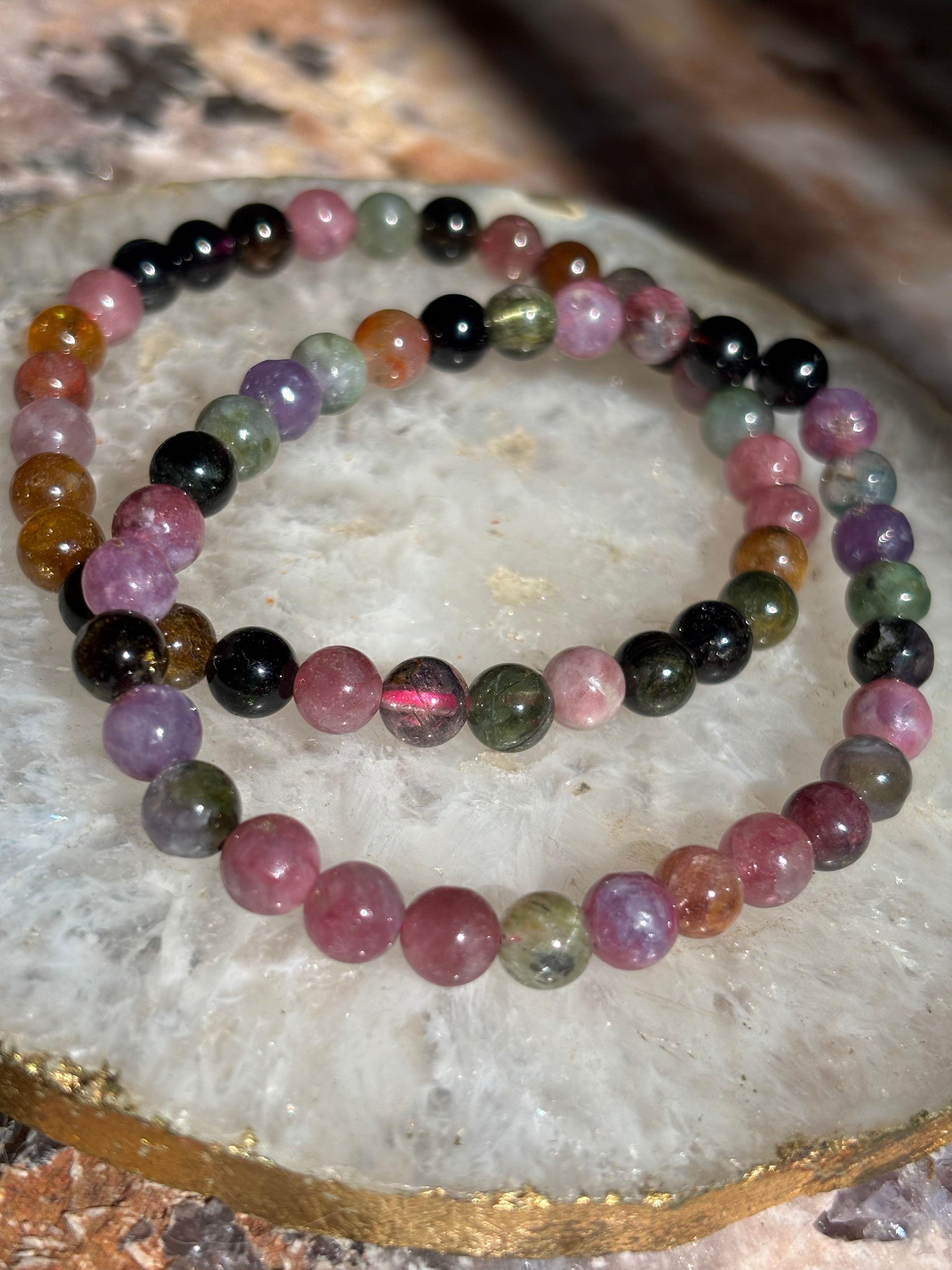 Rainbow Tourmaline Bracelet