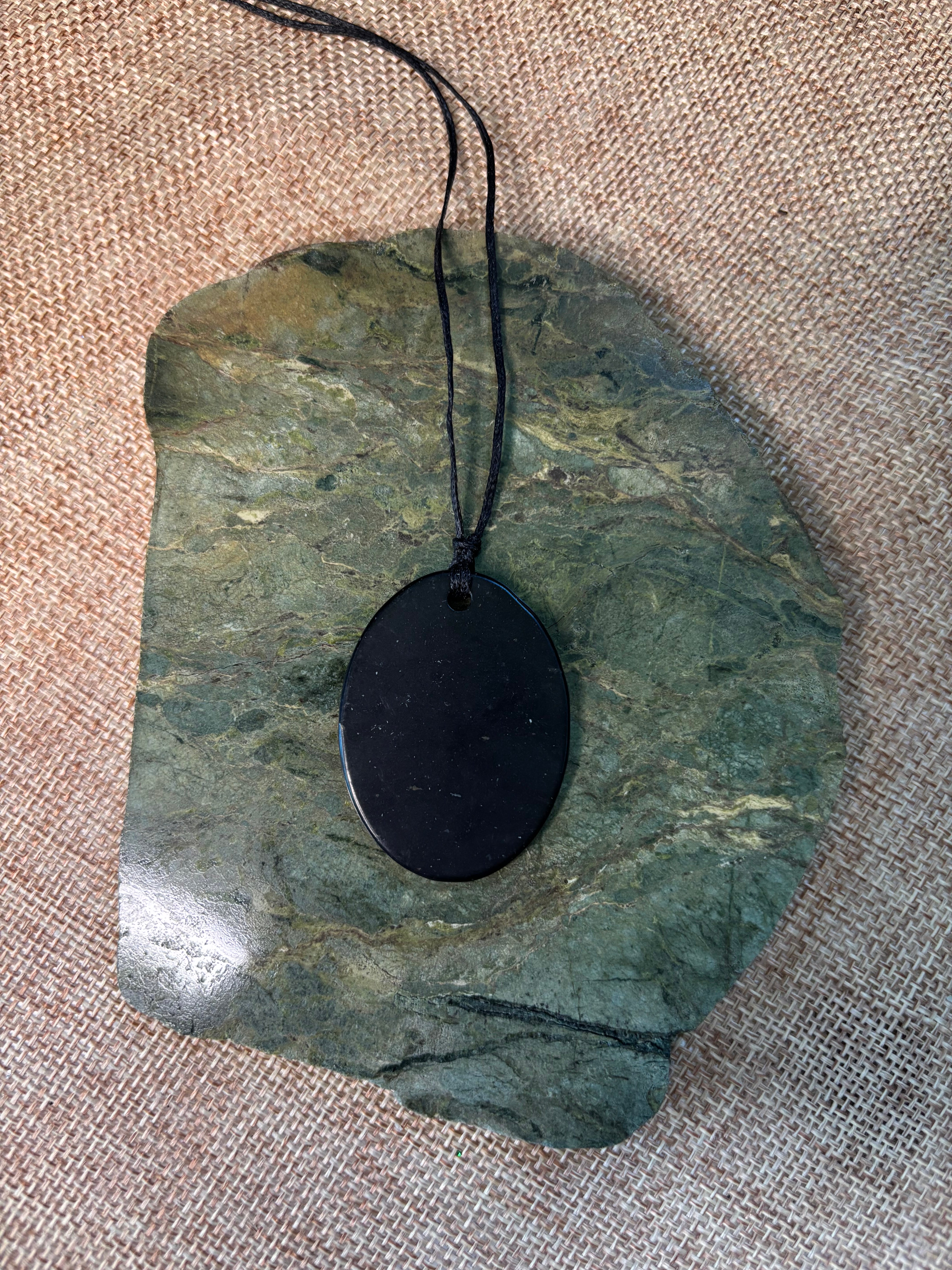 Shungite Oval Pendant