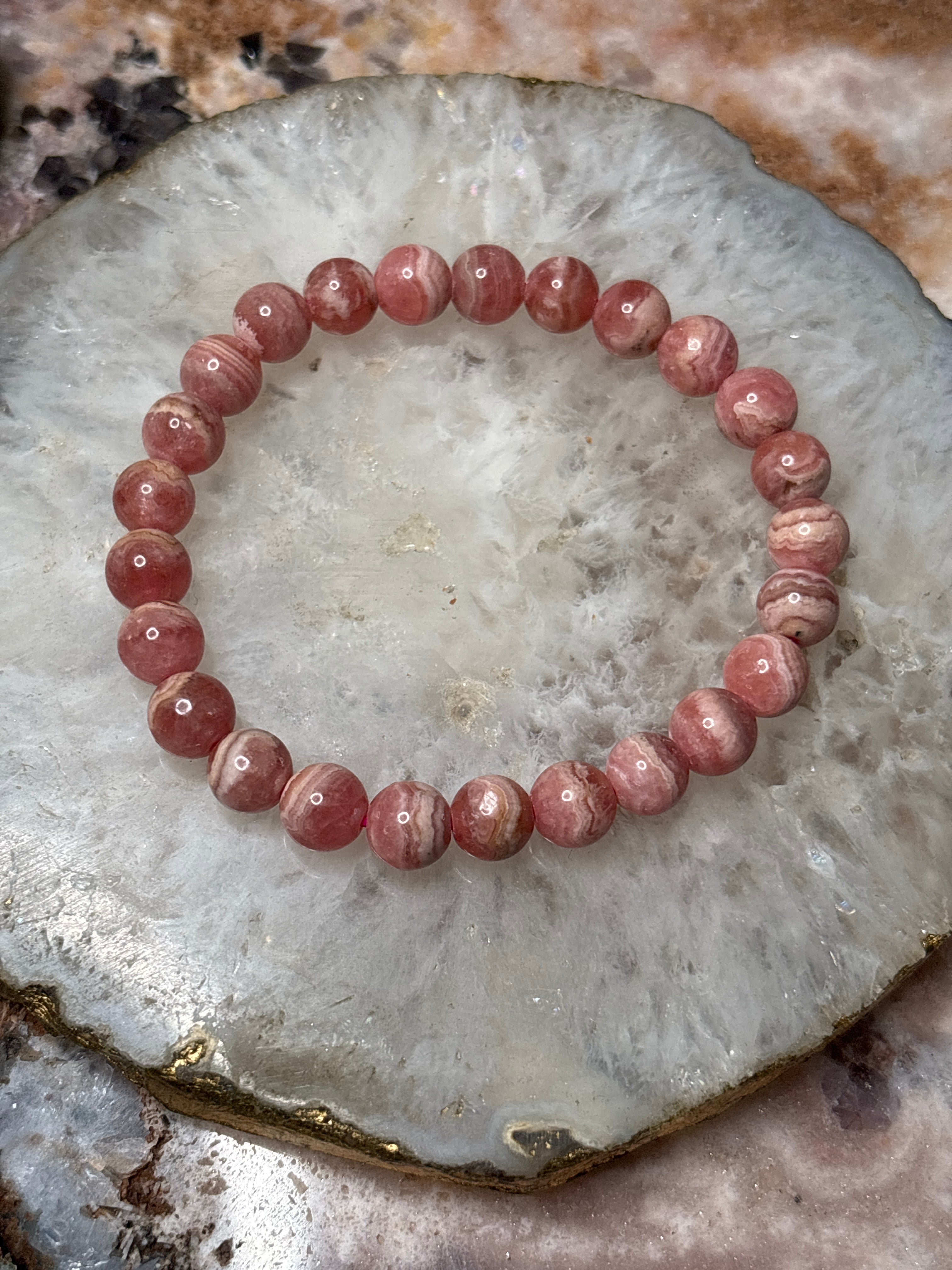 Rhodochrosite Bracelet