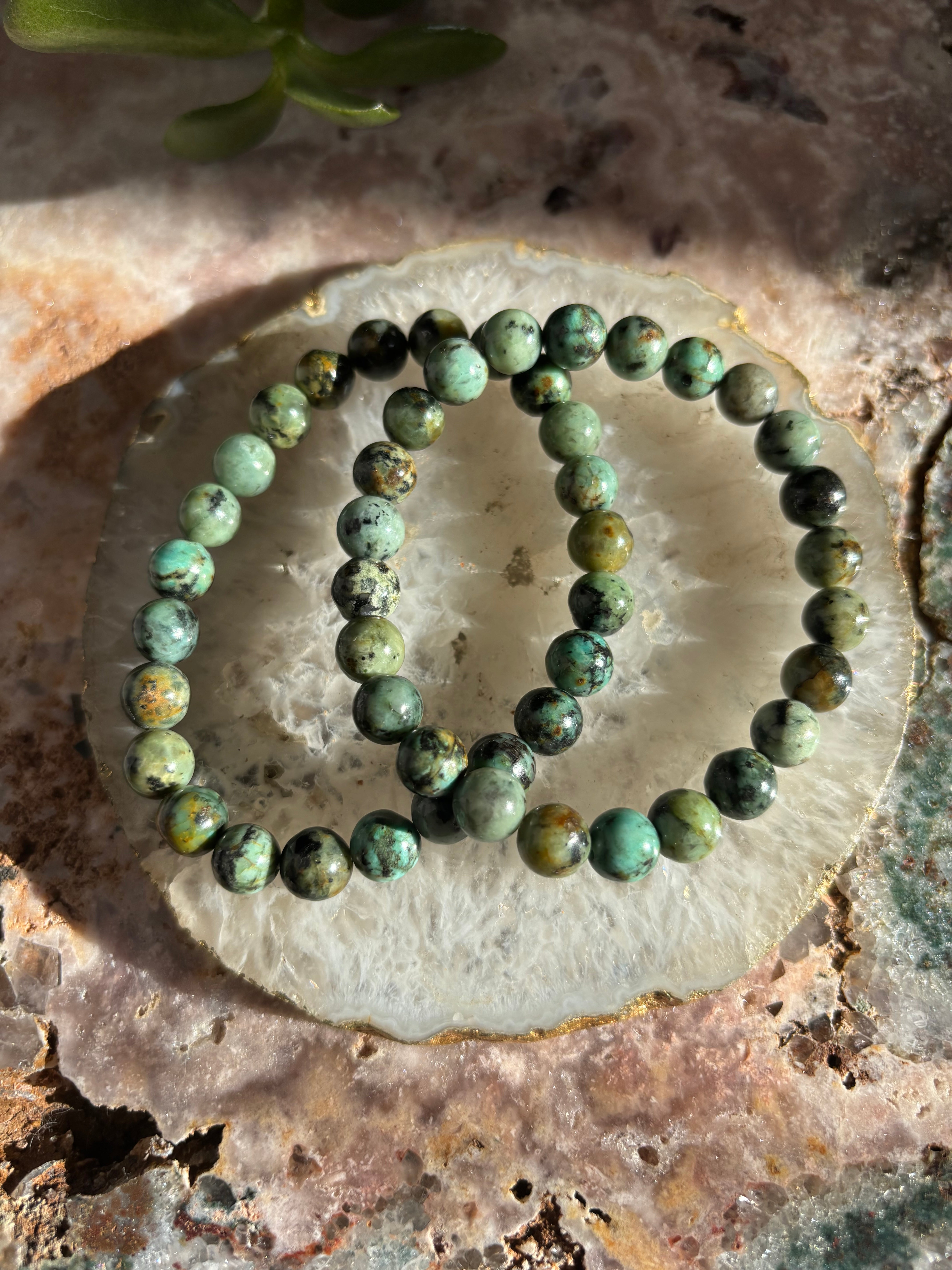 African Turquoise Bracelet