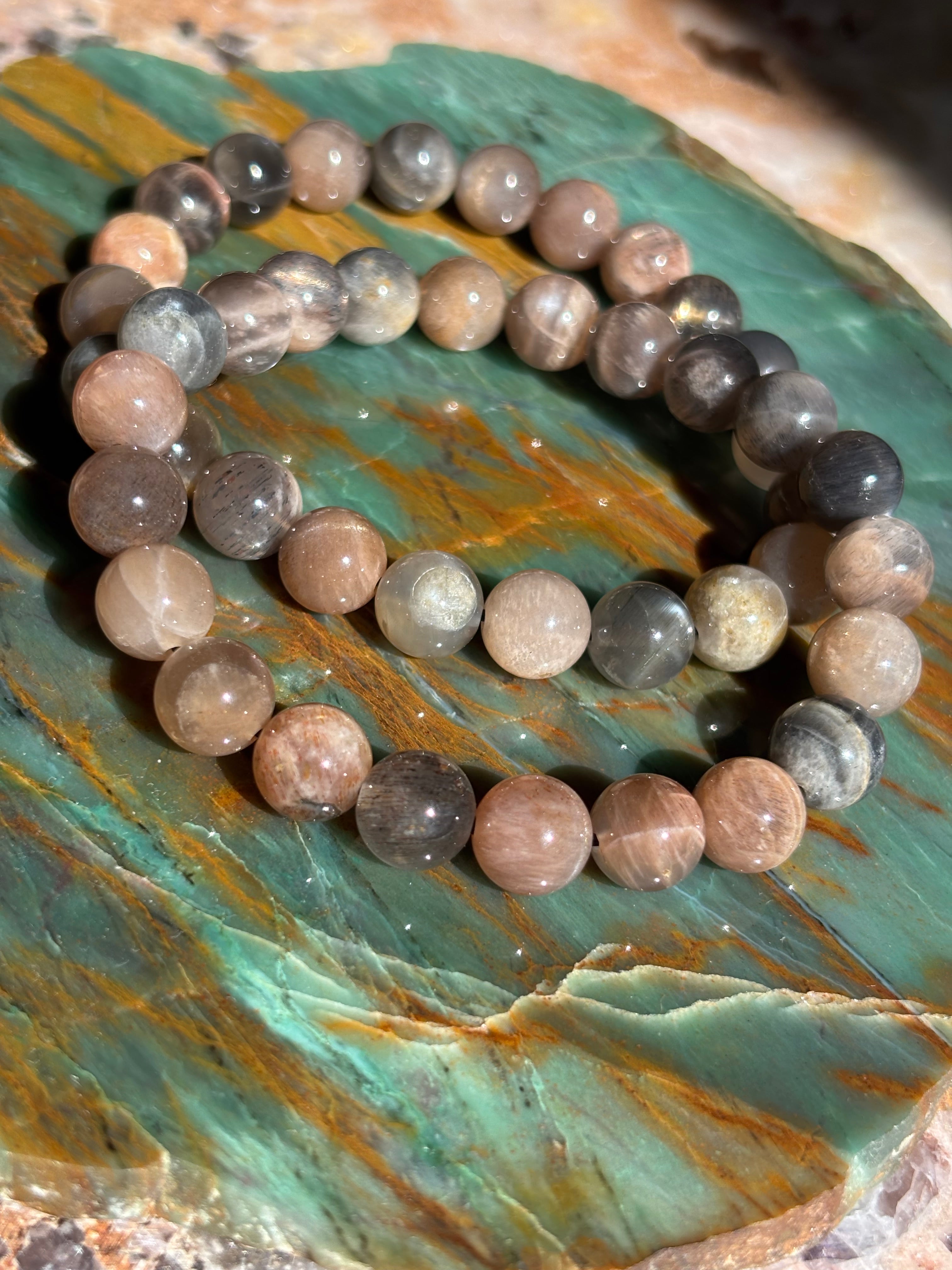 Black Moonstone Bracelet