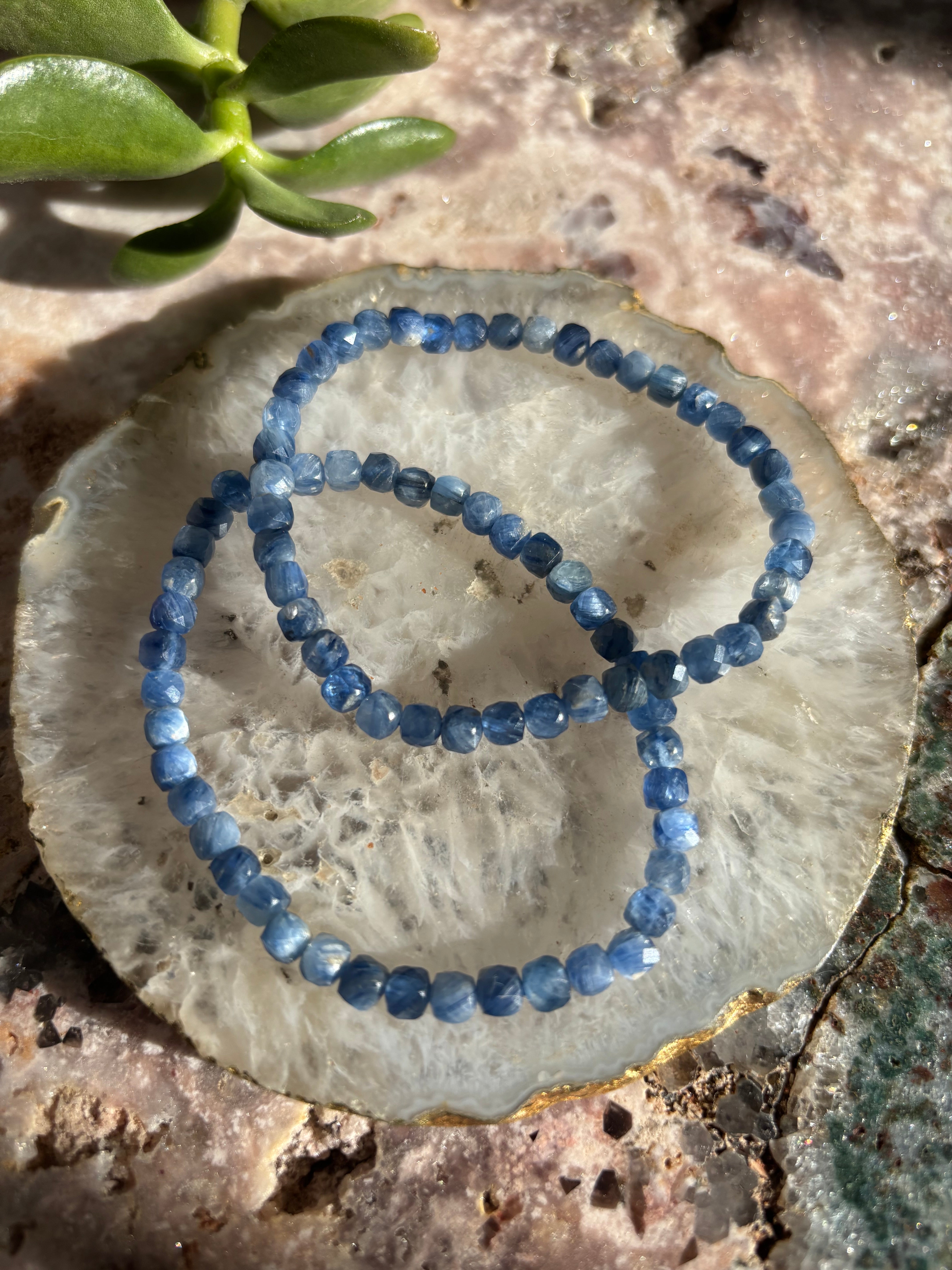 Kyanite Faceted Bracelet