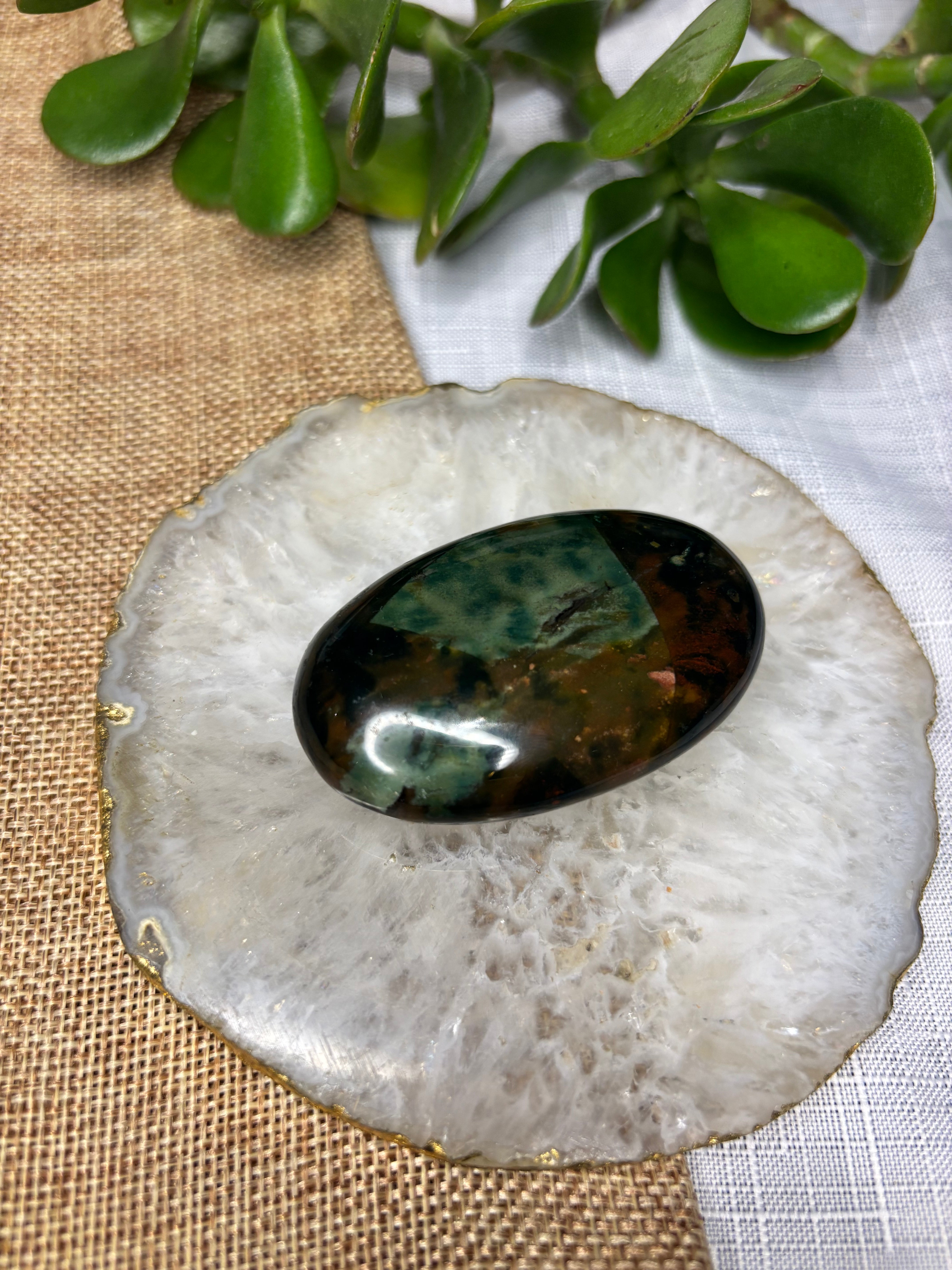 Ocean Jasper Palm Stone