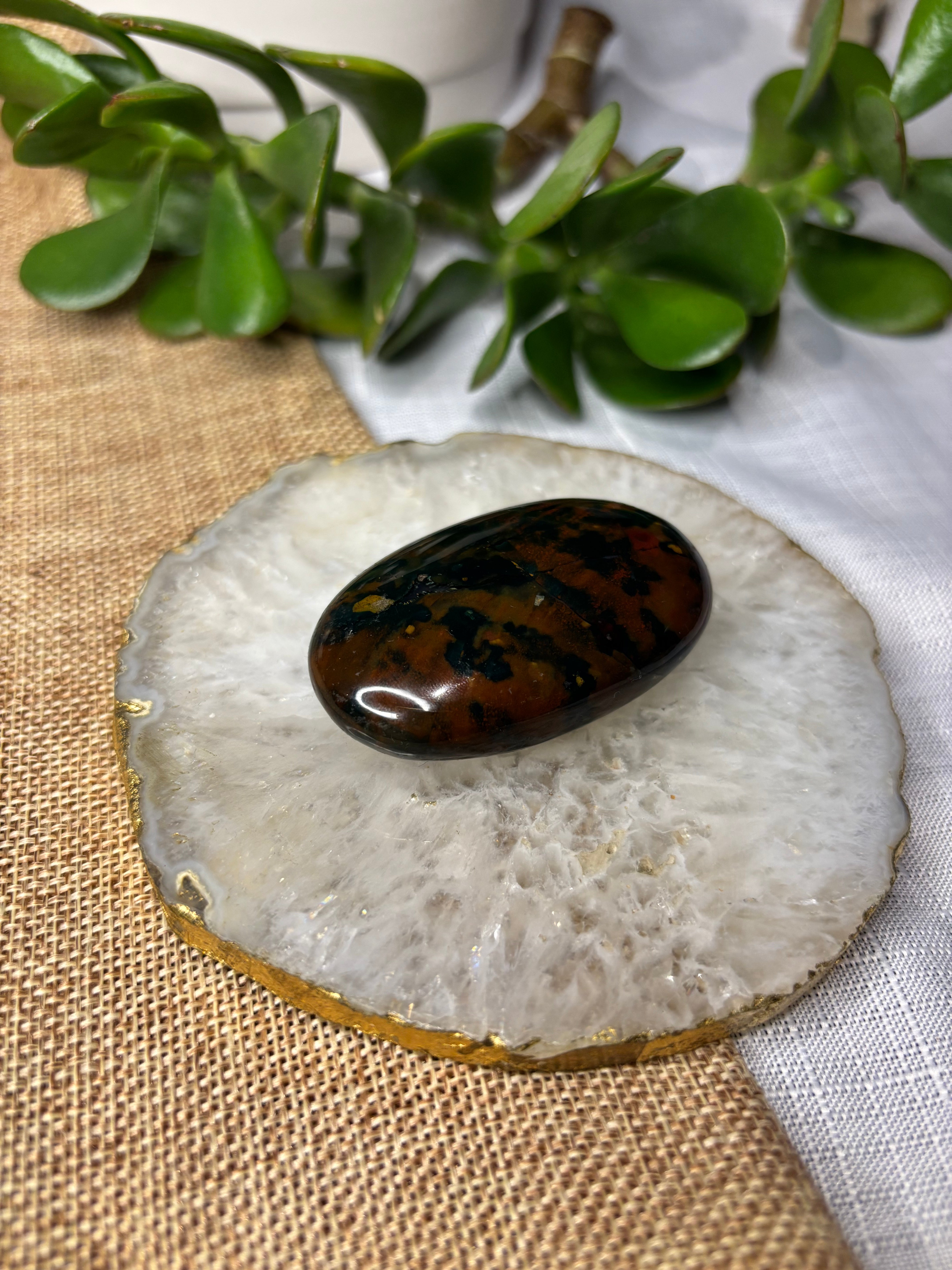 Ocean Jasper Palm Stone