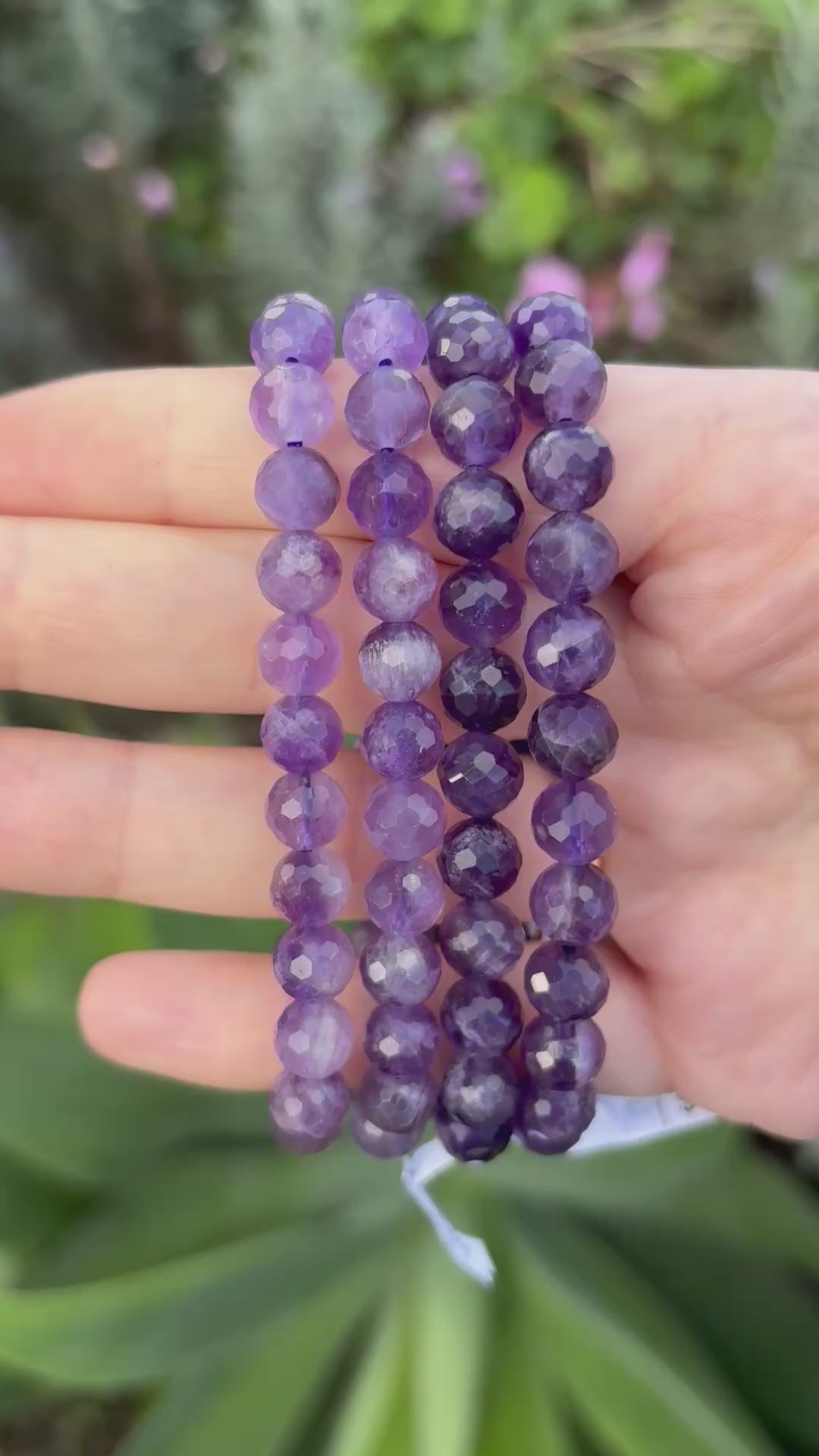 Amethyst Faceted Bracelet