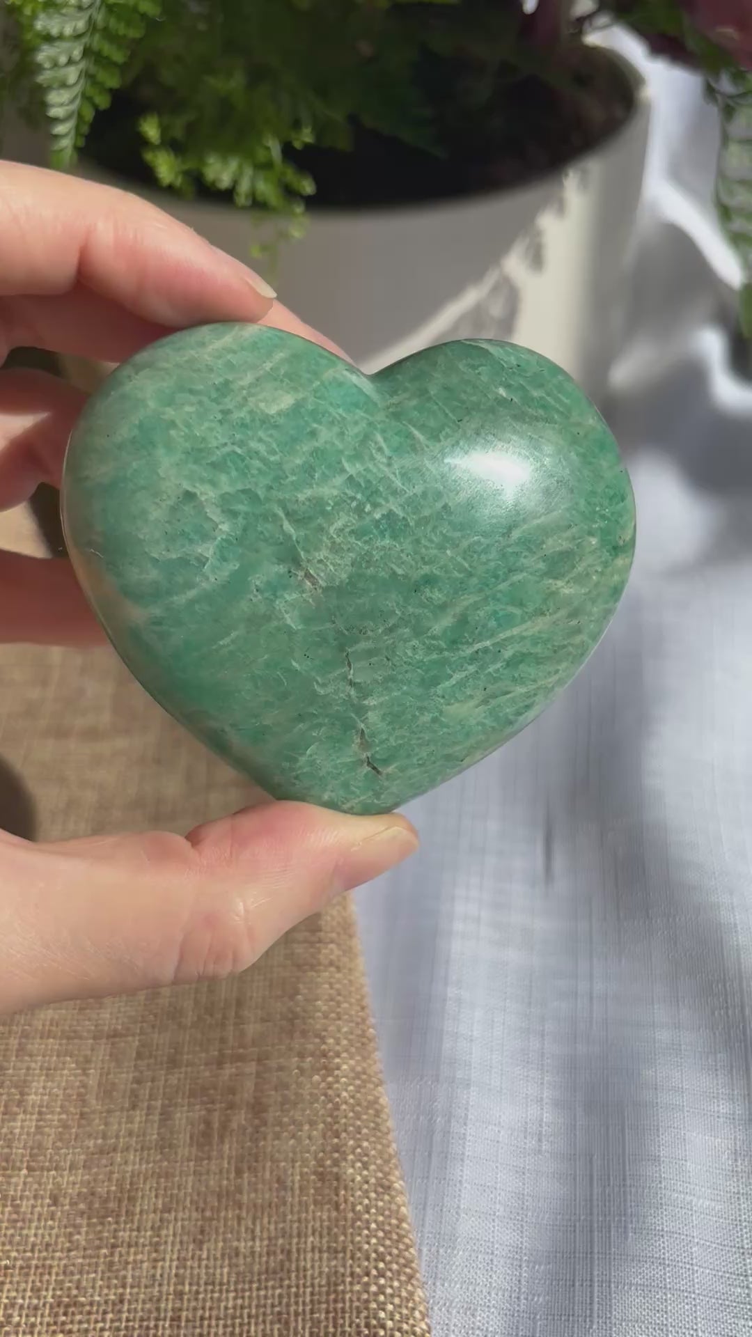 Amazonite Heart